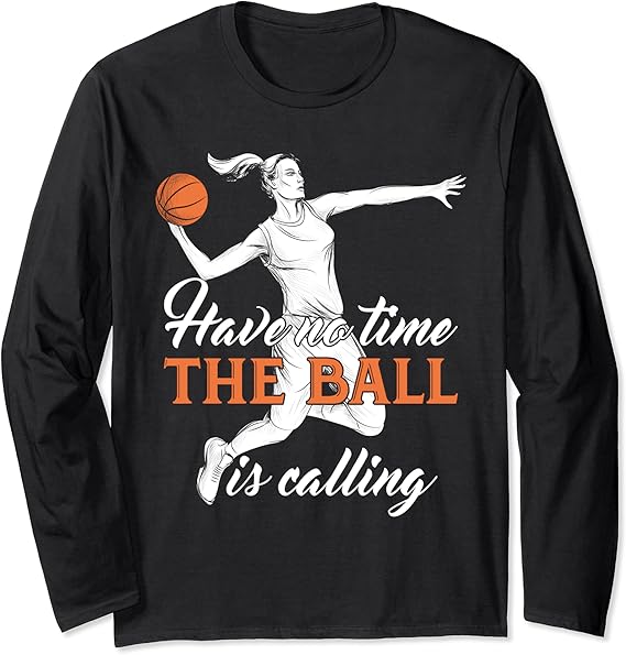 Basketballer Basketball Player Women Basketball Warm Up Long Sleeve T